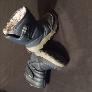 Khombu Kids Boots Size 9M Navy Blue